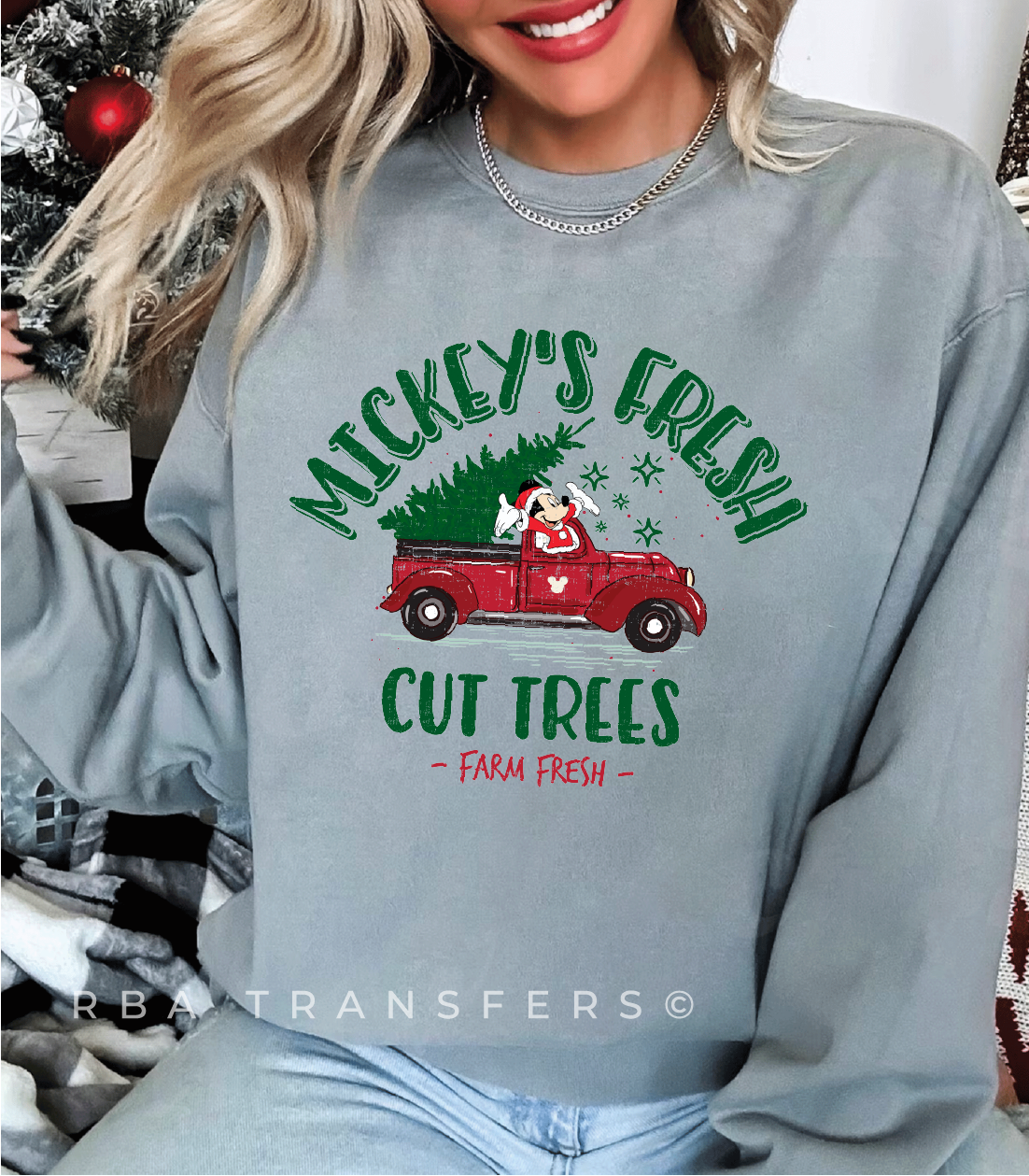 Fresh Cut Trees Full Colour Transfer