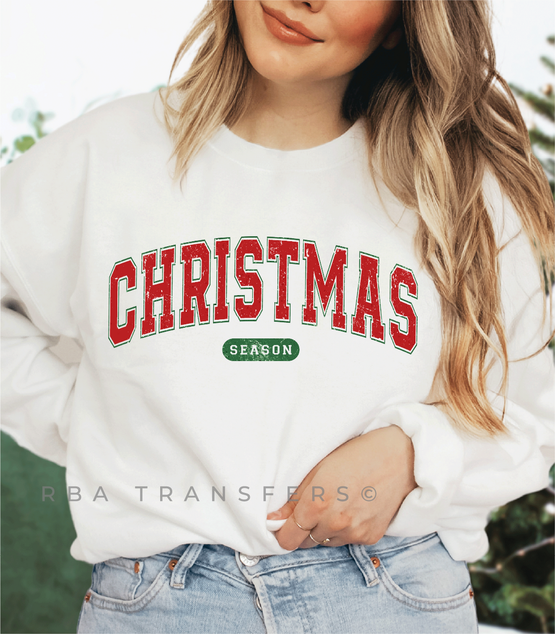 Varsity Christmas Season Full Colour Transfer