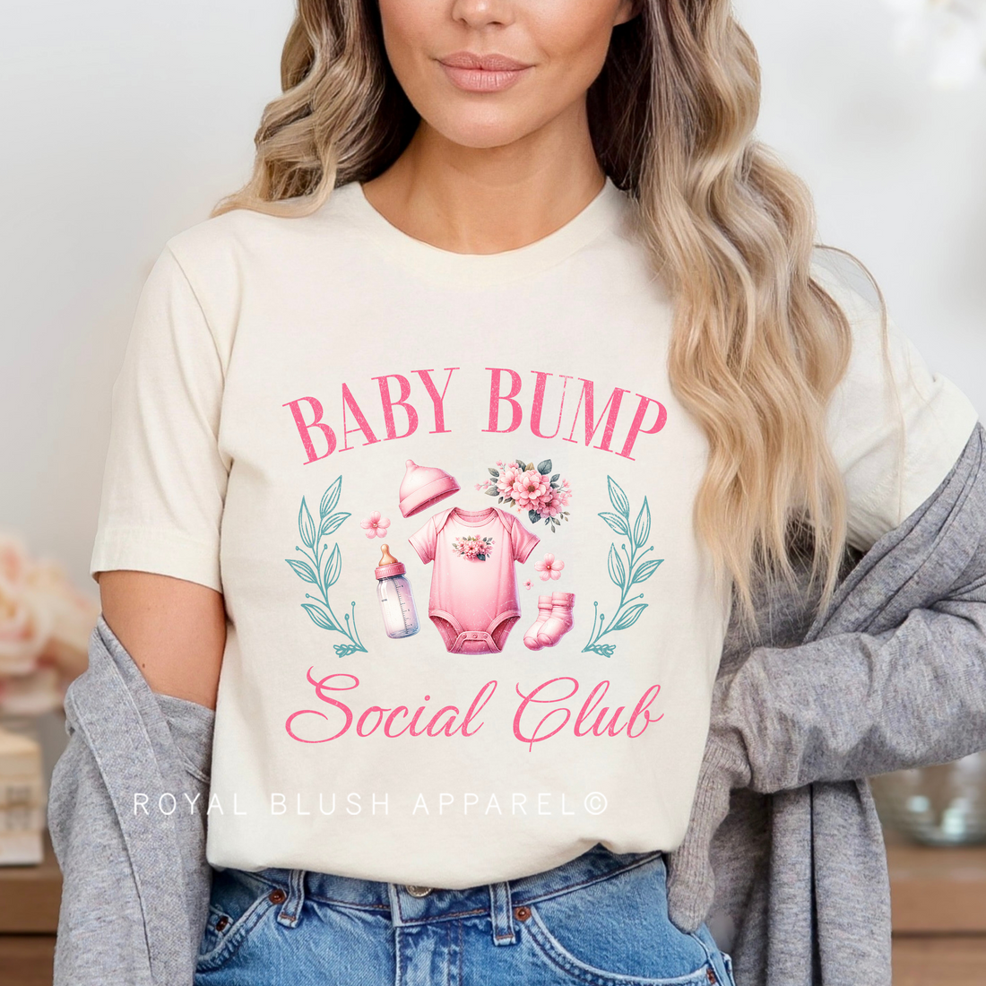 Baby Bump Social Club Full Colour Transfer