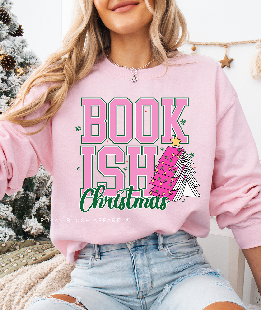 BOOKISH Christmas Full Colour Transfer