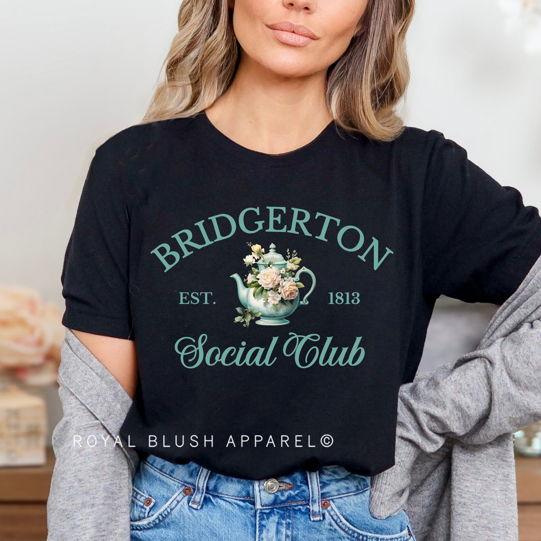 Bridgerton Social Club Full Colour Transfer