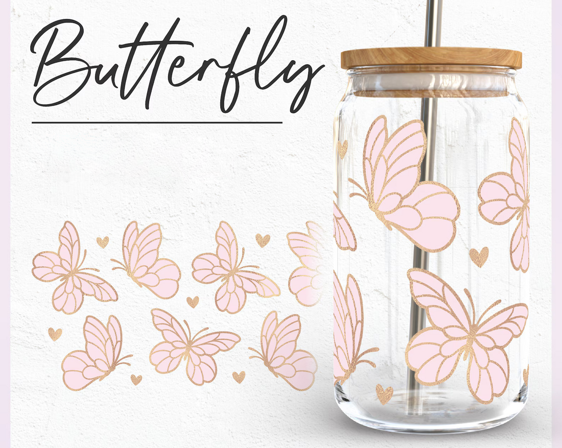 Butterfly Wrap UV DTF Sticker