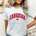 Checkered Canada DTF Transfer ready-to-press DTF transfer shown on apparel