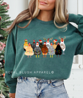 Chicken Santas DTF Transfer