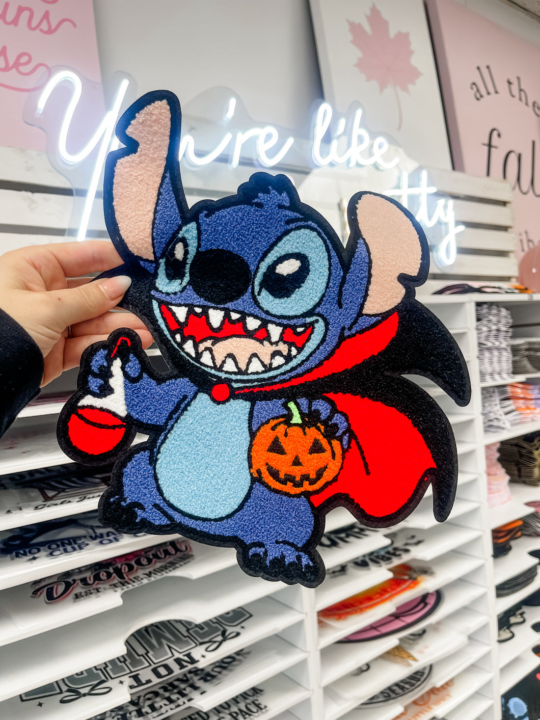Vampire Stitch Chenille Patch