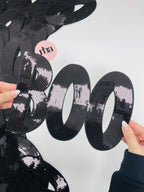 BOO Sequin Chenille Patch