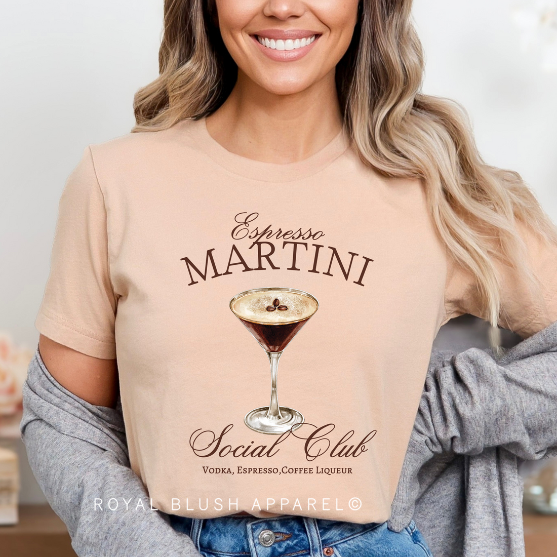 Espresso Martini Social Club Full Colour Transfer