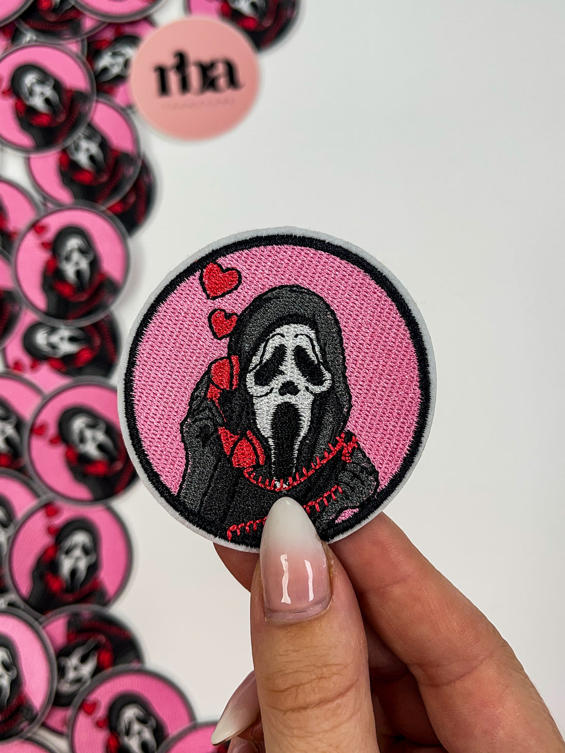 Scream Left Chest Embroidery Patch