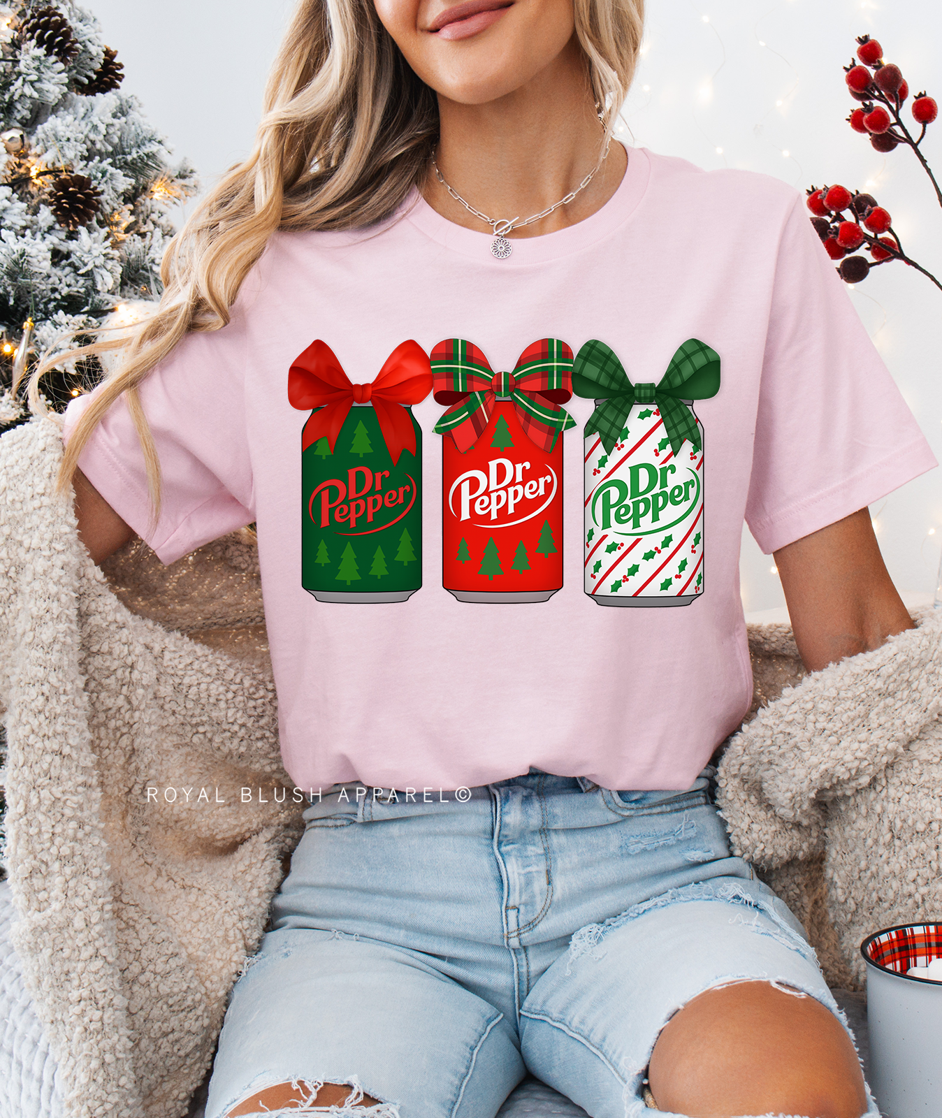 Festive Dr. Pepper Full Colour Transfer