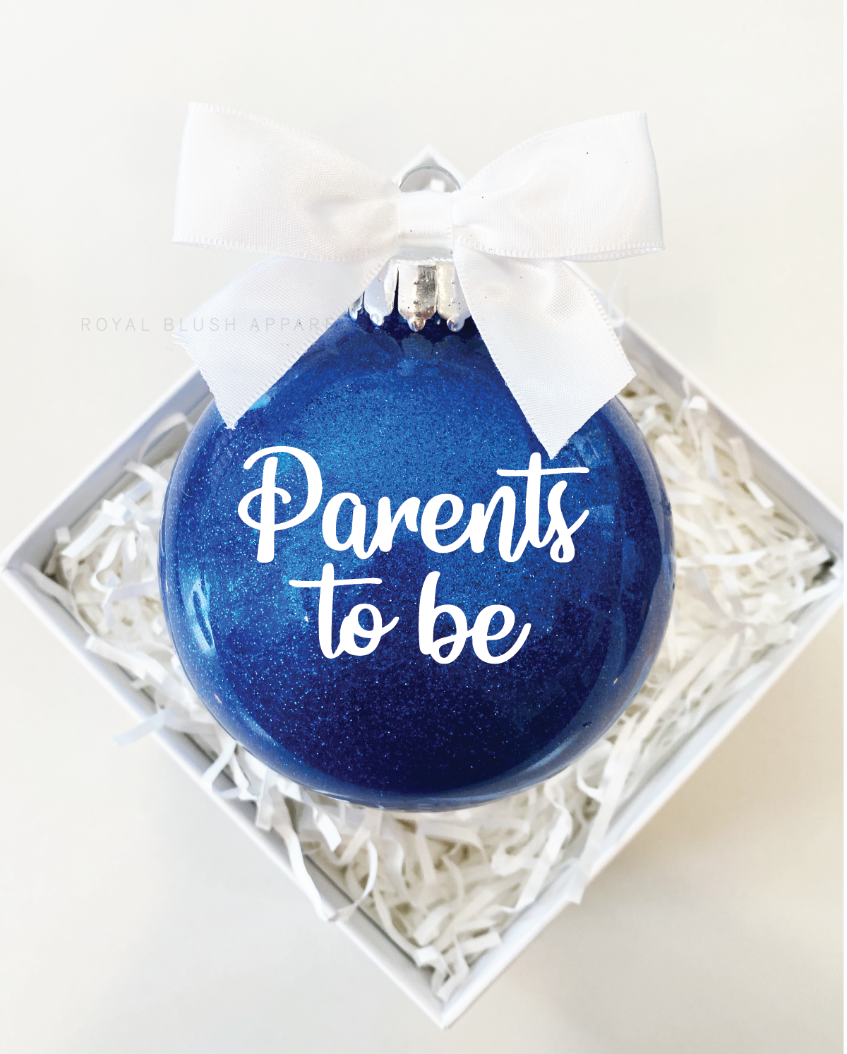 Parents To Be 4&quot; Ornament UV DTF Sticker