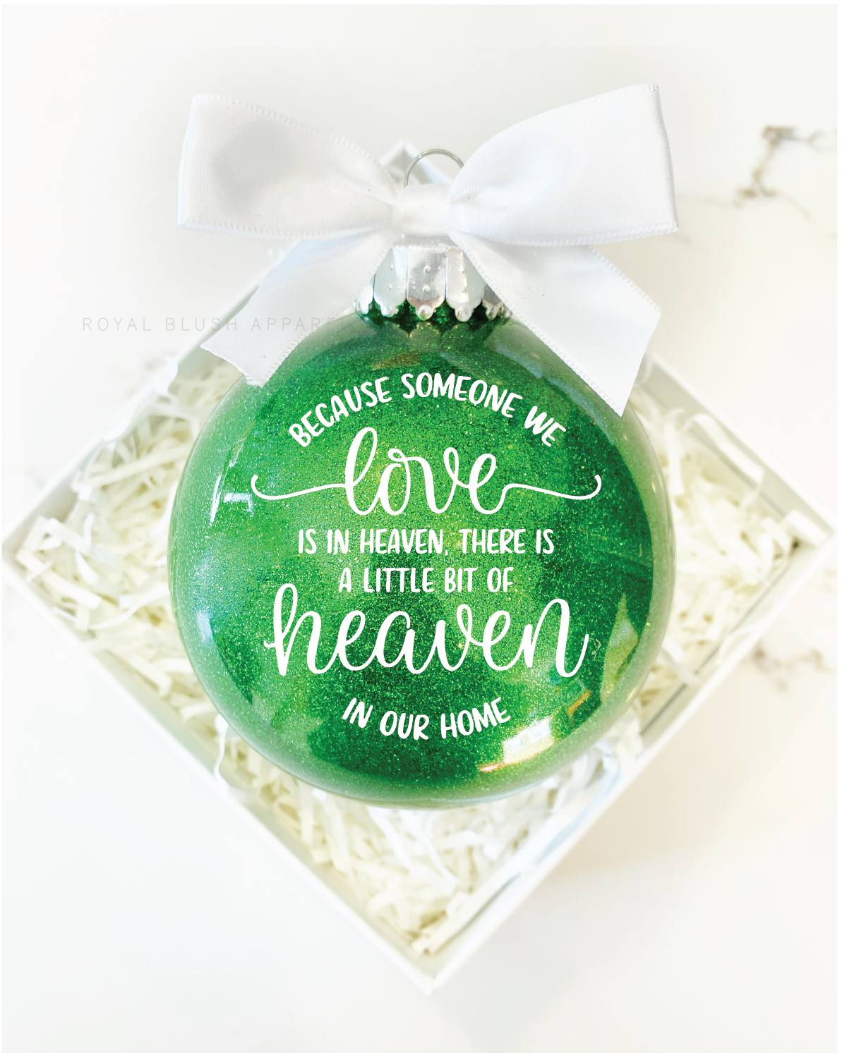 Heaven In Our Home Ornament 3&quot; Acrylic Ornament UV DTF Sticker