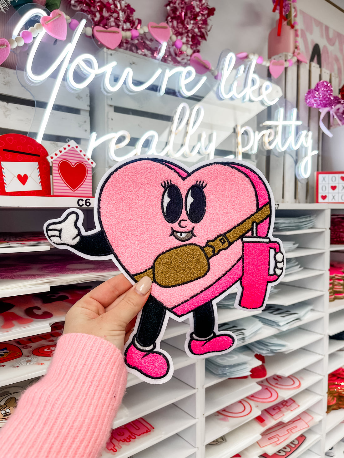 Stanley Heart Chenille Patch