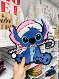Candy Cane Stitch Chenille Patch