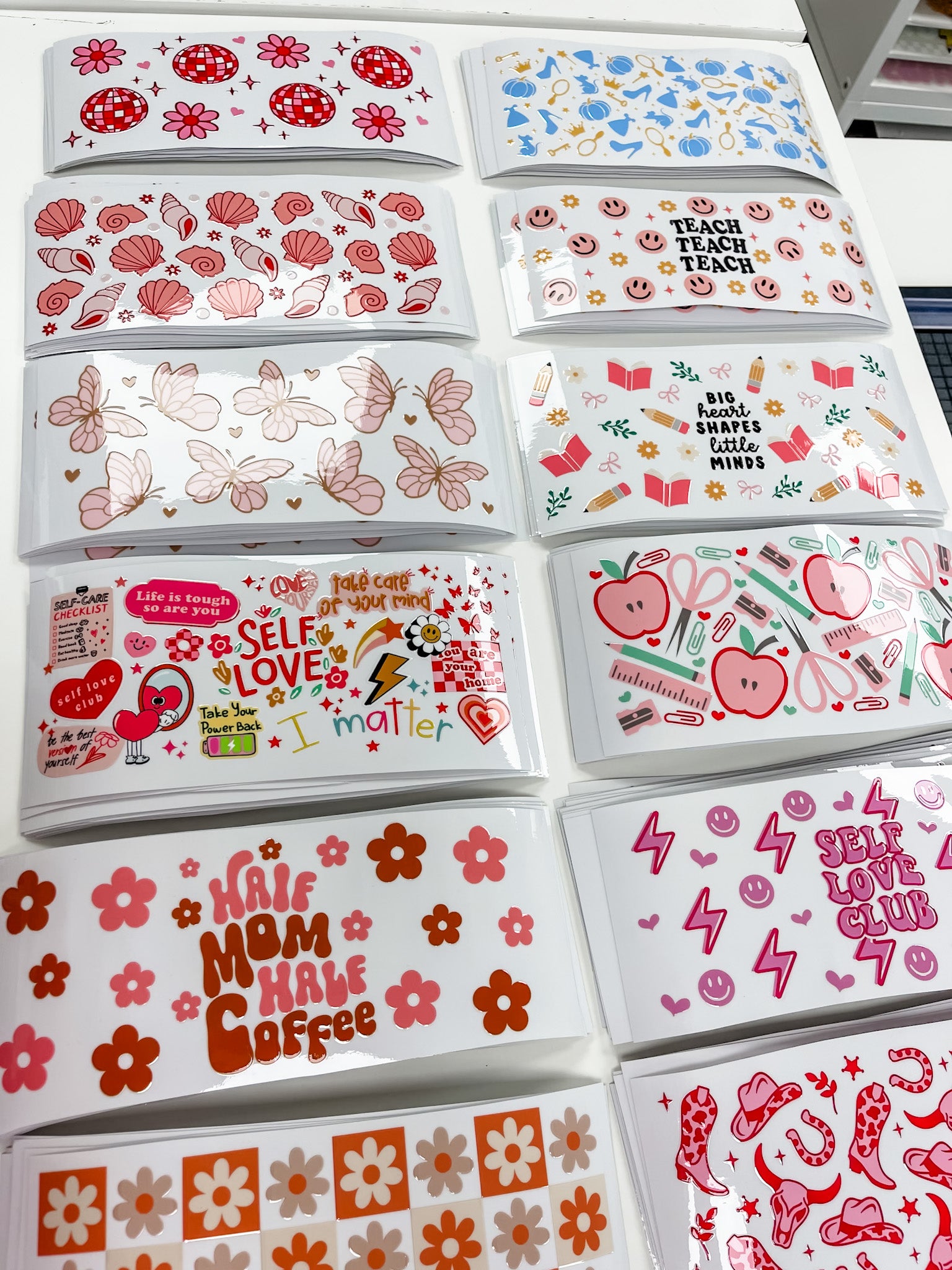 Custom UV DTF Transfers | Premium UV DTF Stickers