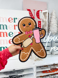 Gingerbread Chenille Patch