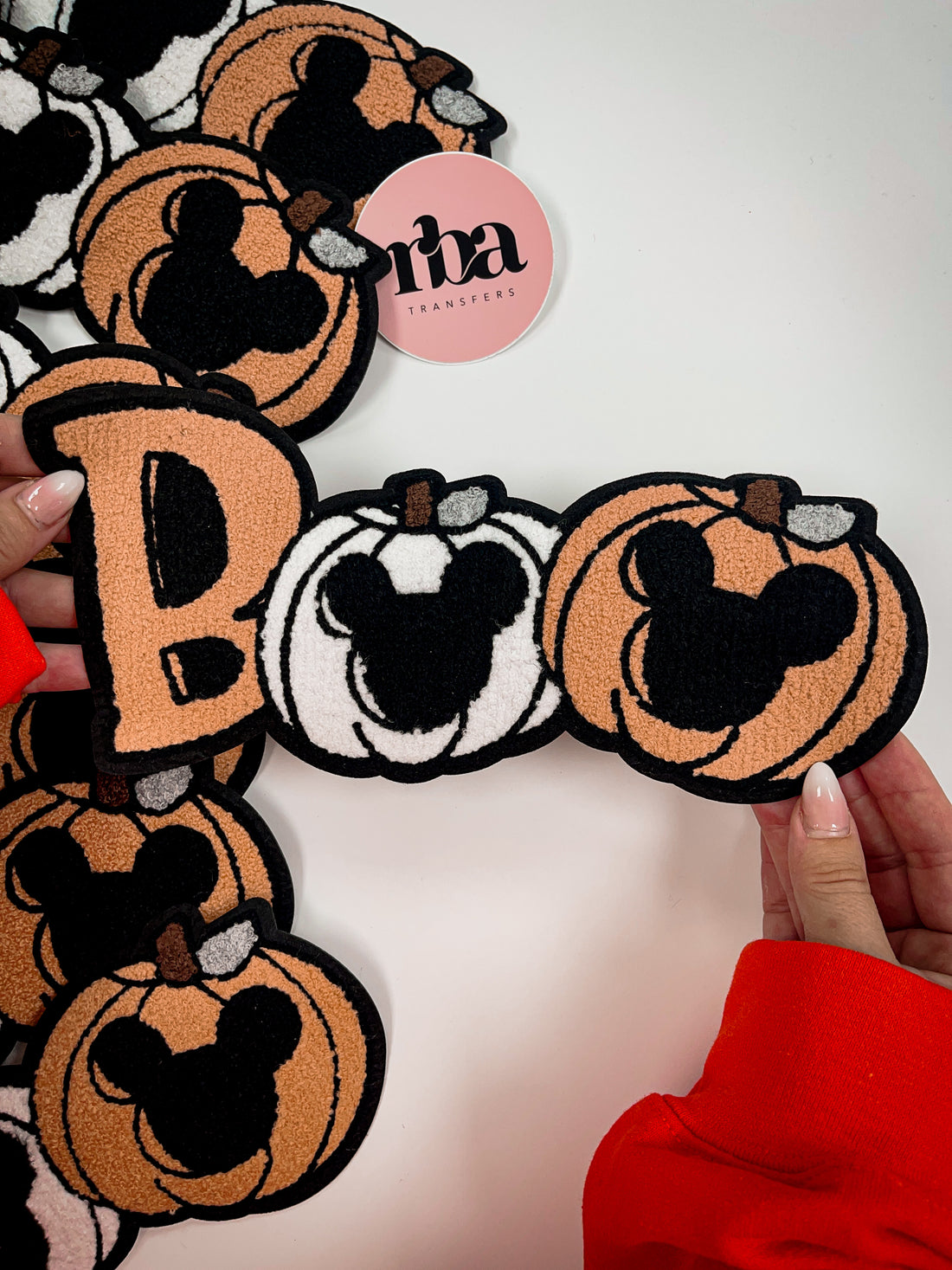 Magical BOO Pumpkins Chenille Patch