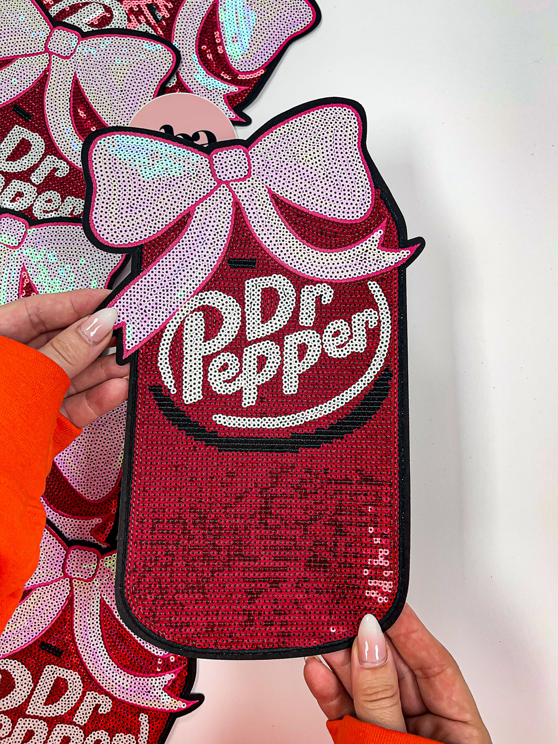 Dr Pepper Sequin Patch