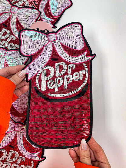 Dr Pepper Sequin Patch