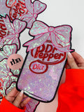 Diet Dr Pepper Sequin Patch