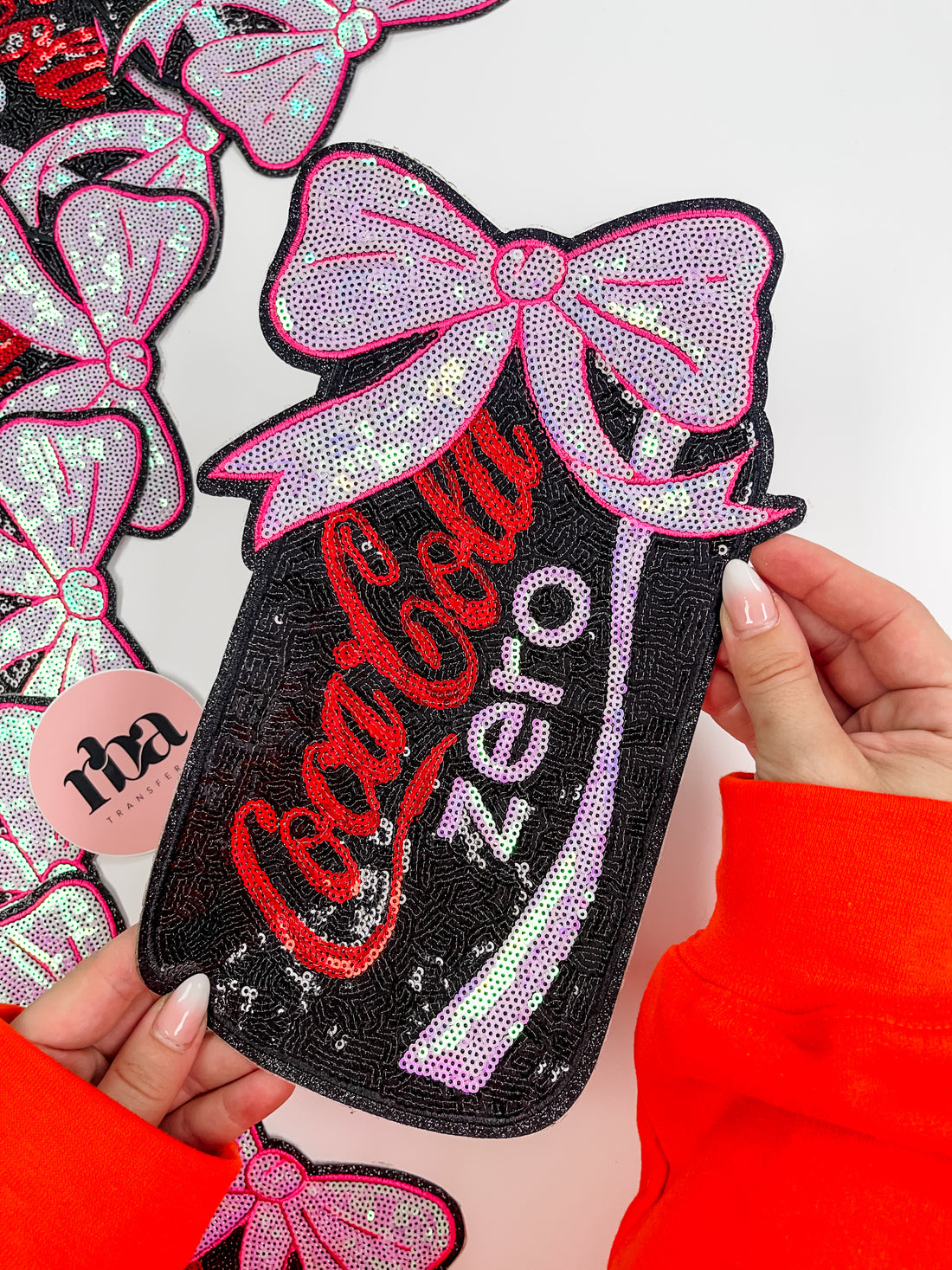 Zero Coca Cola Sequin Patch