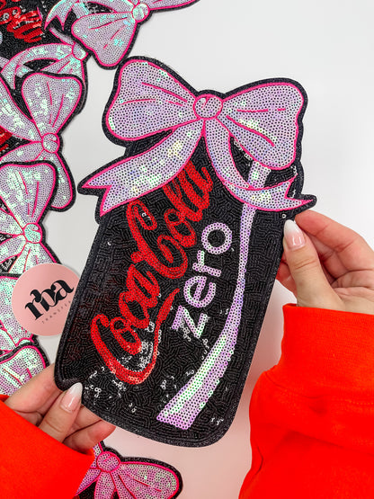 Zero Coca Cola Sequin Patch