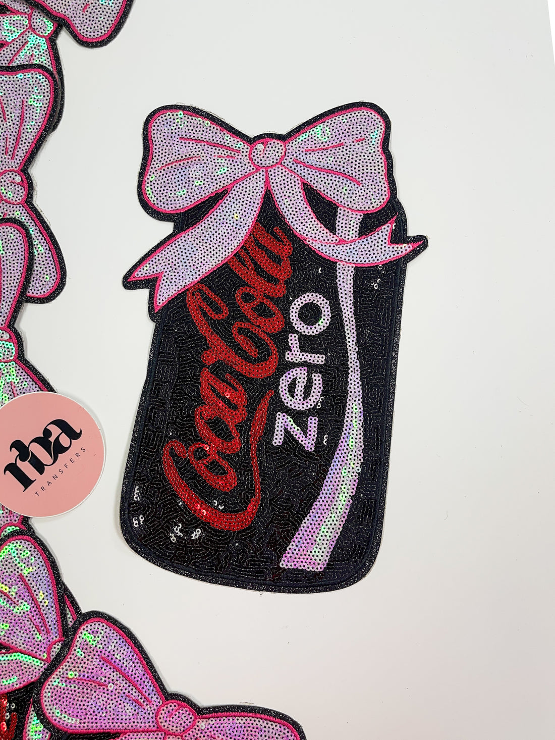Zero Coca Cola Sequin Patch