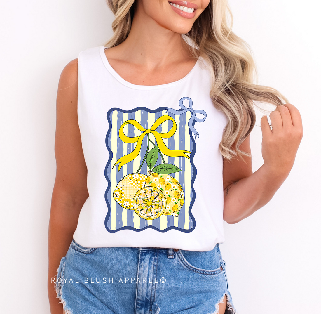 Lemon Stripes Full Color Transfer