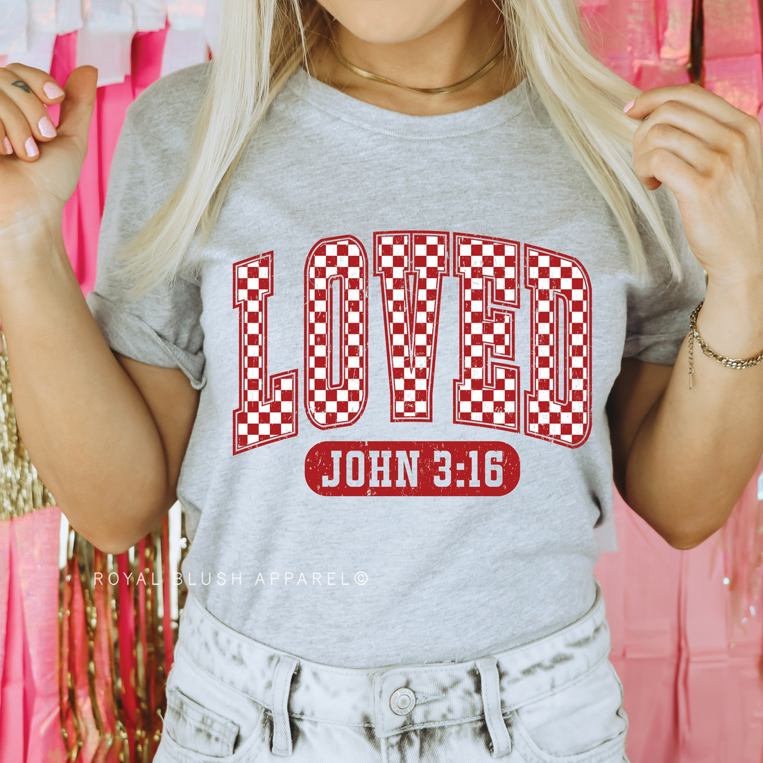 Loved John 3:16 Full Color Transfer