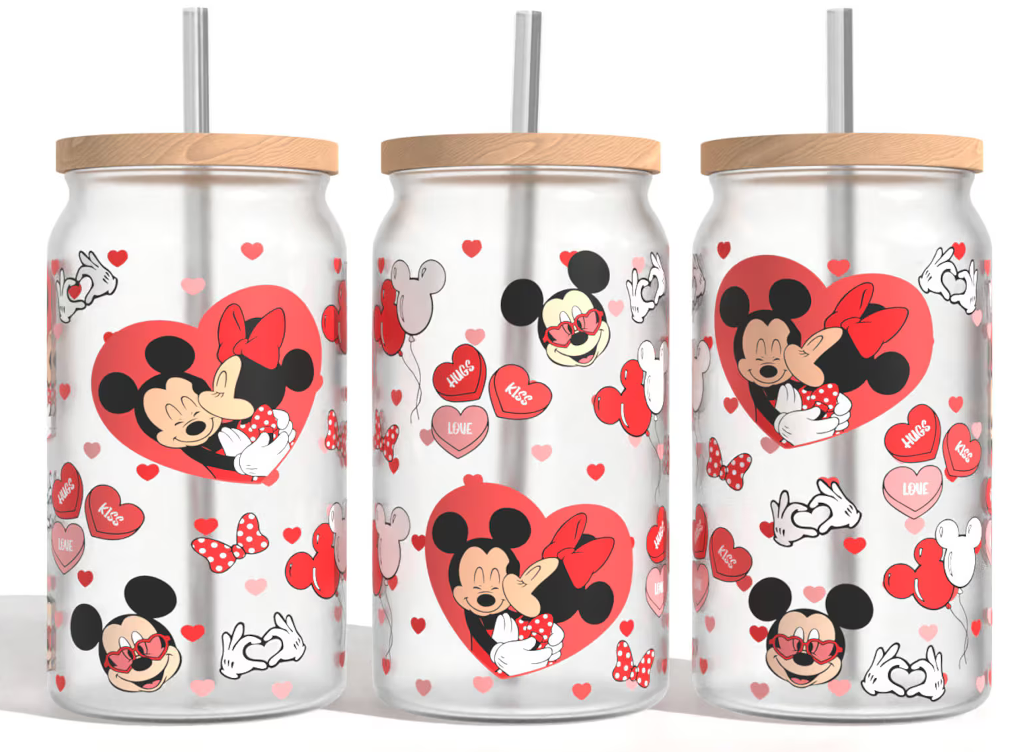 Mickey &amp; Minnie Wrap UV DTF Sticker