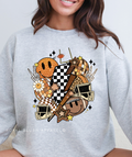 Team Halftime Faux Chenille DTF Transfer ready-to-press DTF transfer shown on apparel