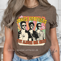 Here Comes 5 Albums 1 Night DTF Transfer ready-to-press DTF transfer shown on apparel