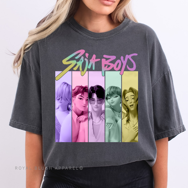 Saja Boys Striped Full Color Transfer