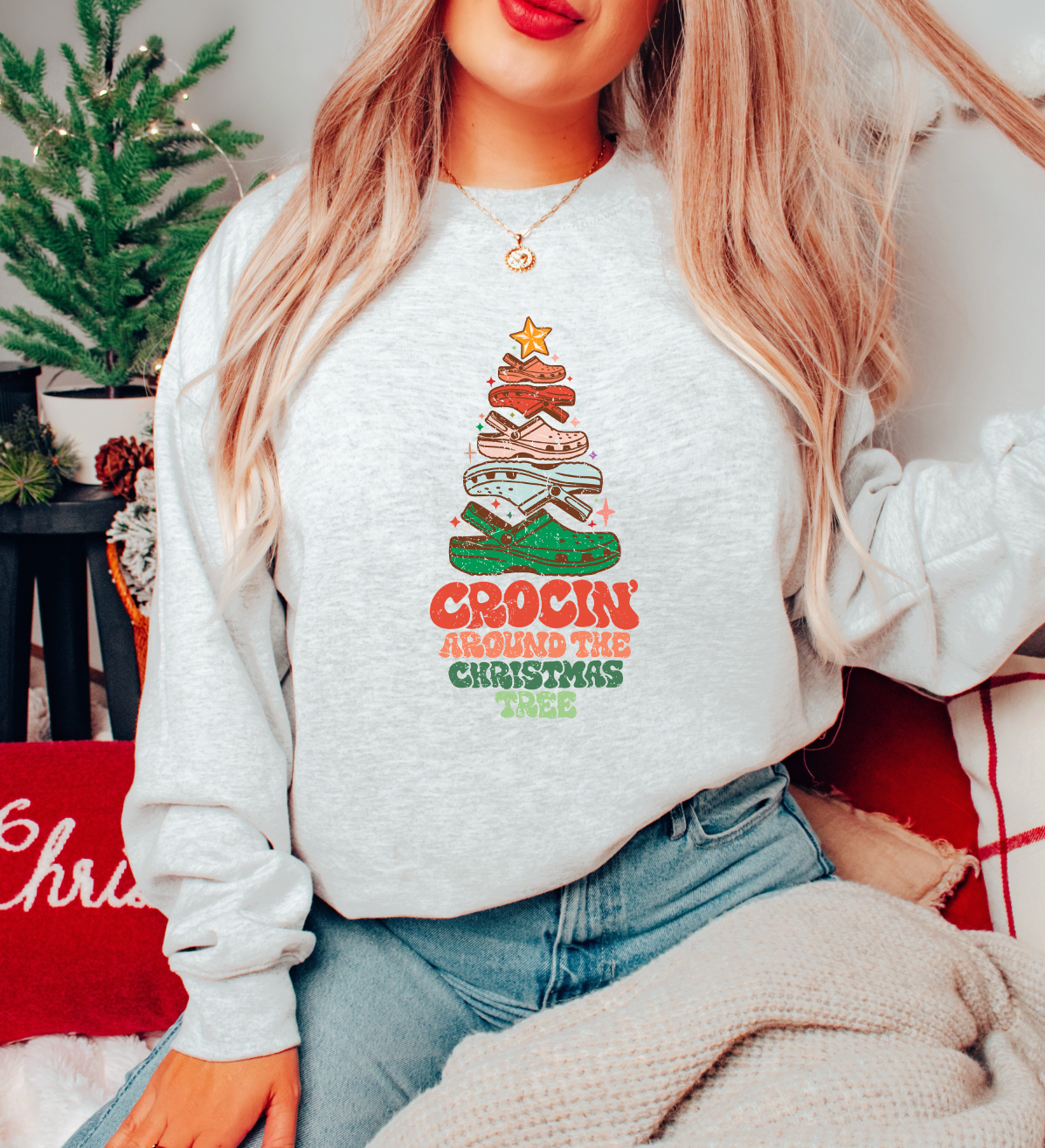 Crocin’ Around The Christmas Tree Full Colour Transfer