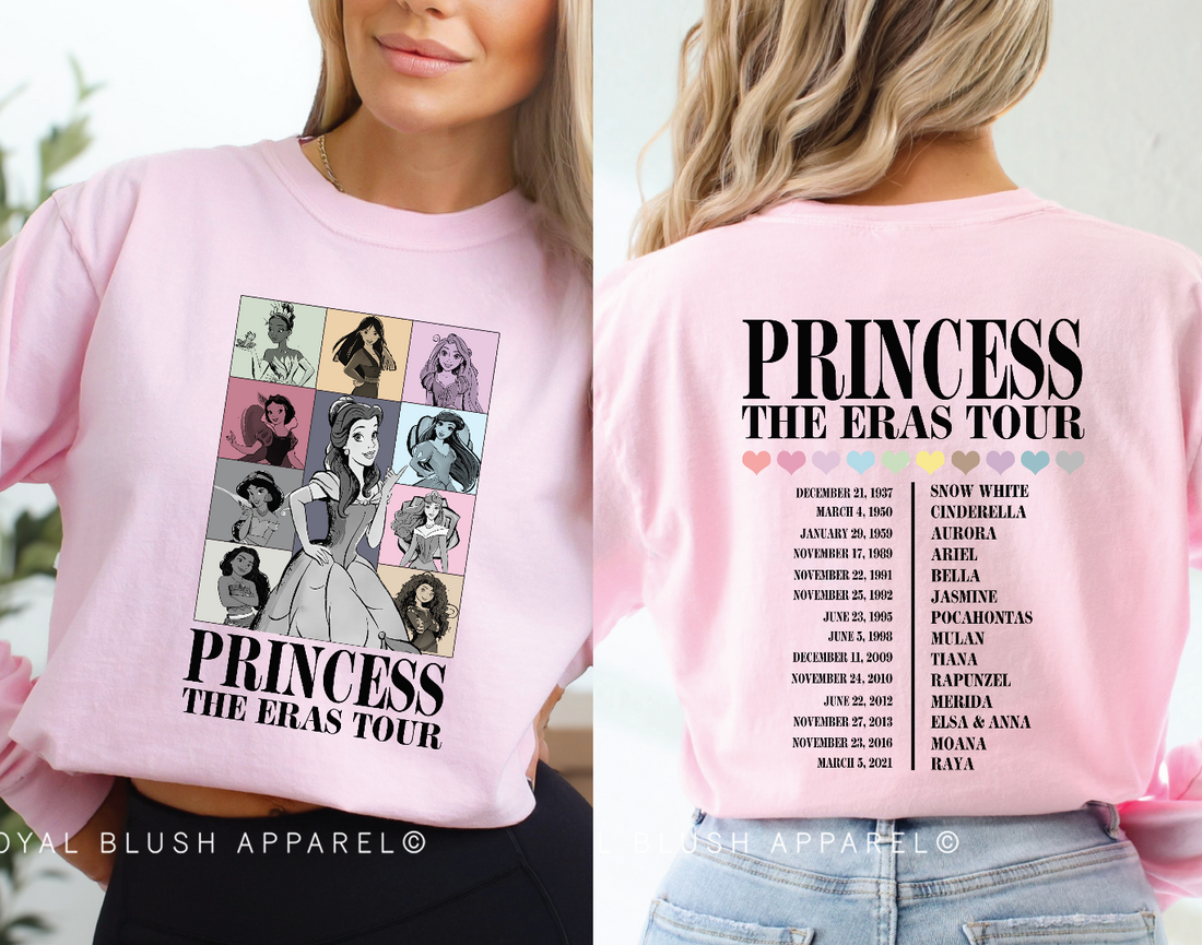 The Princess Eras Tour Full Colour Transfer