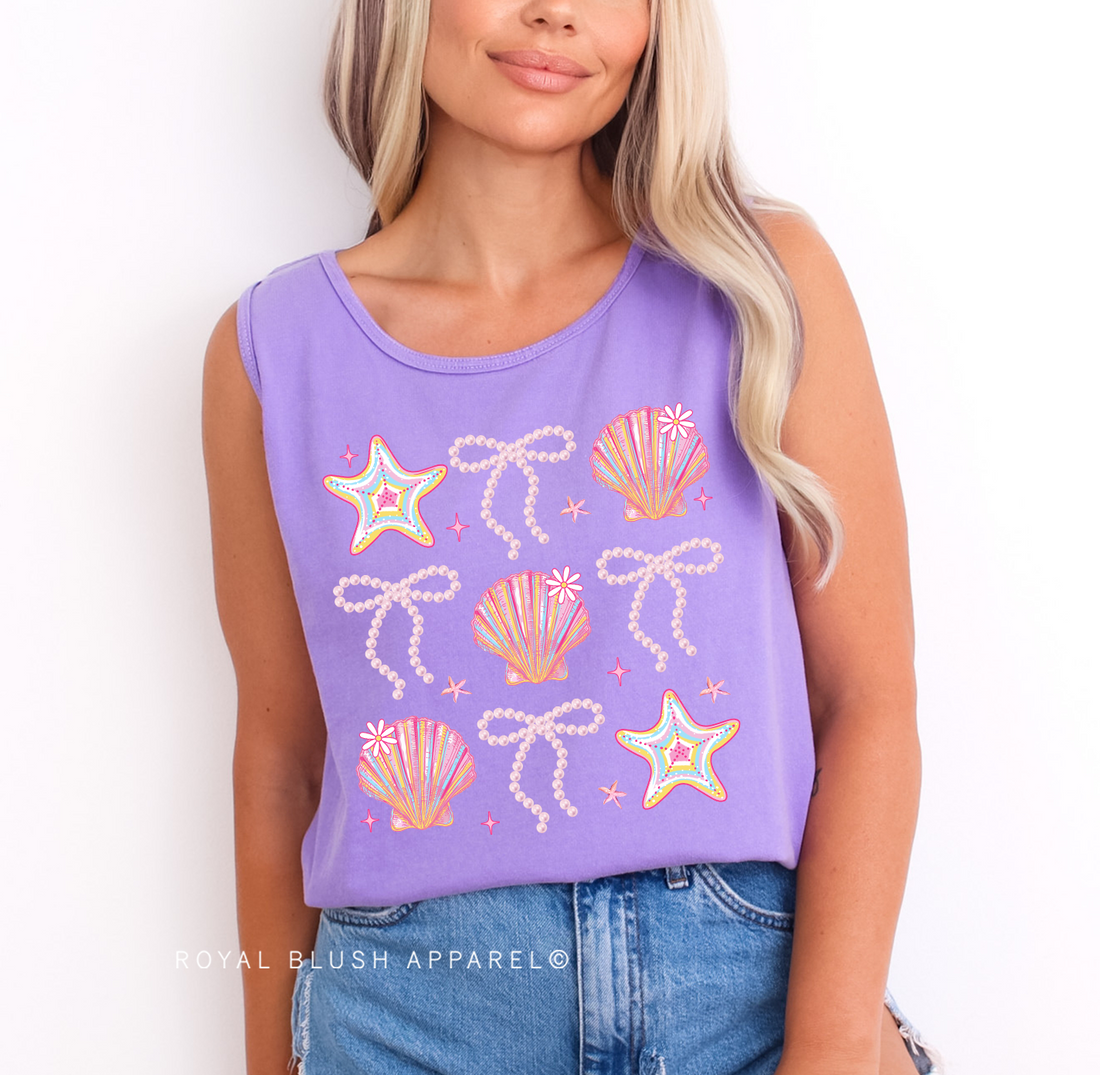 Seashell Coquette Full Color Transfer