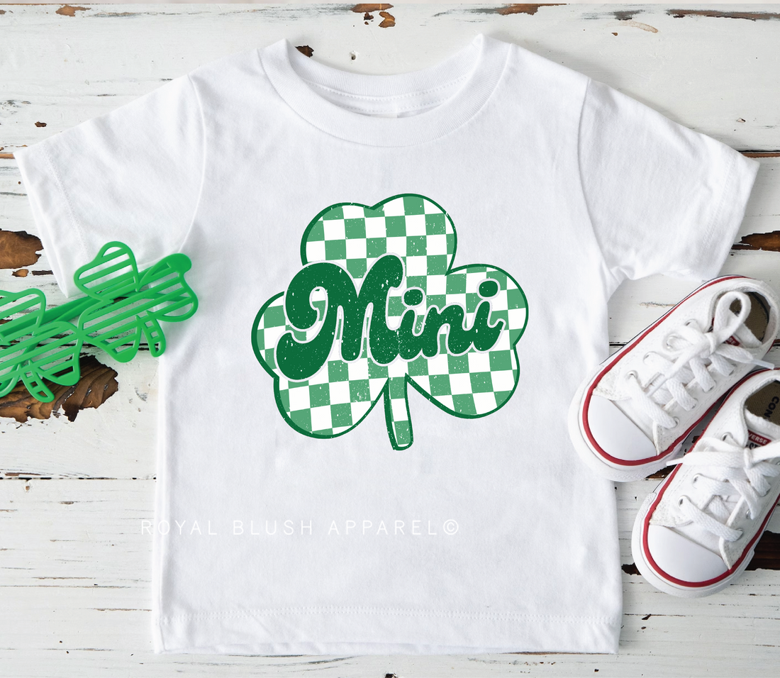 Toddler/Youth MINI Shamrock Full Color Transfer