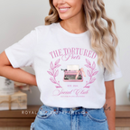 TTPD Book Shelf DTF Transfer ready-to-press DTF transfer shown on apparel