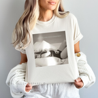 ready-to-press DTF transfer shown on apparel