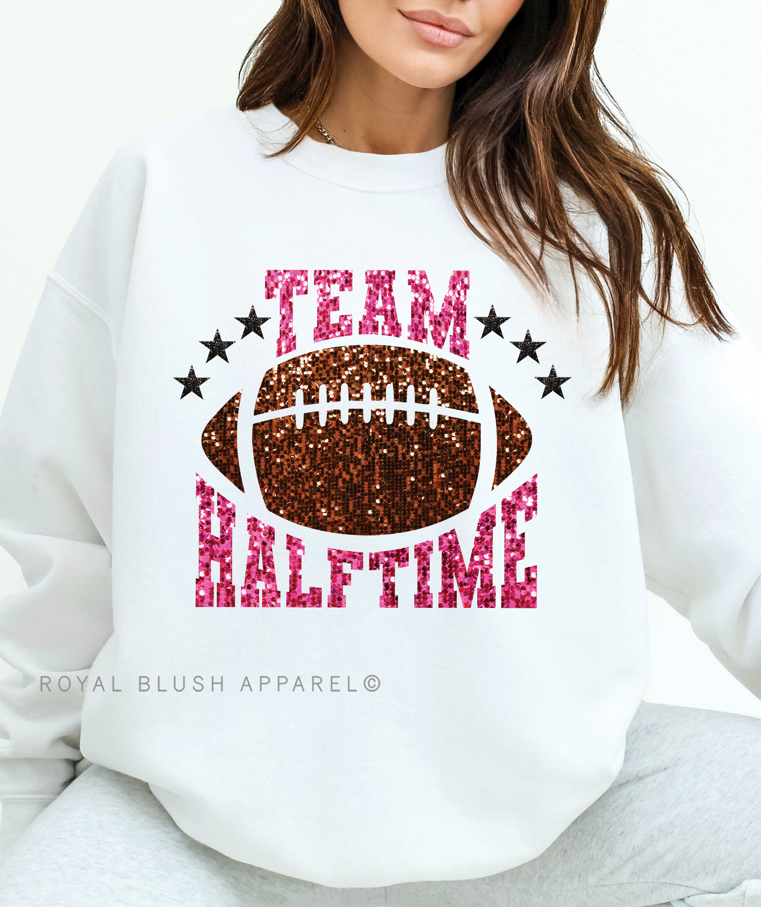 Team Halftime Faux Sequin Full Color Transfer