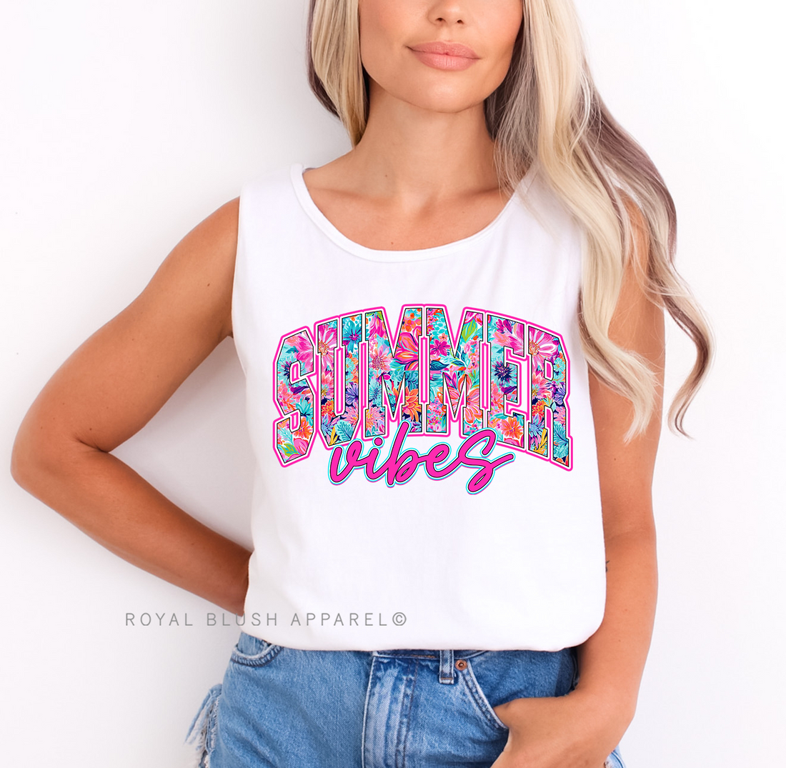 Tropical Summer Vibes Full Color Transfer