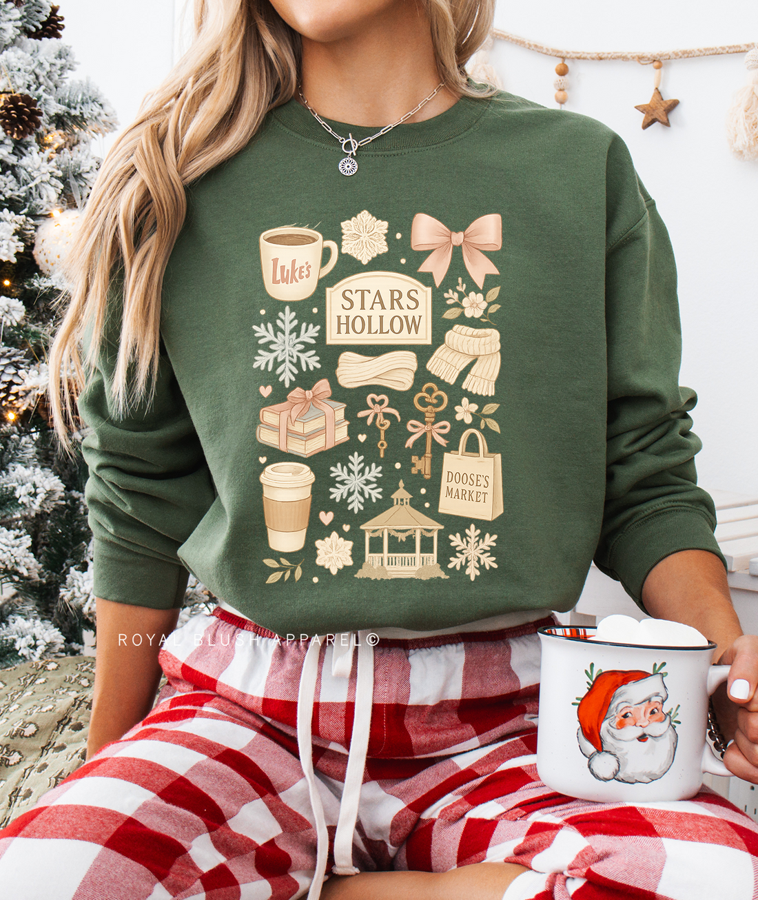 Winter Stars Hallow Full Colour Transfer