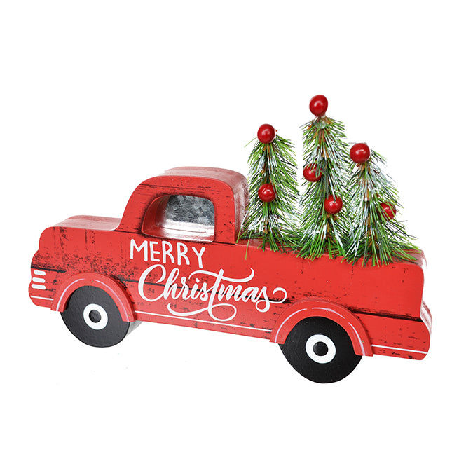 Red Christmas Truck