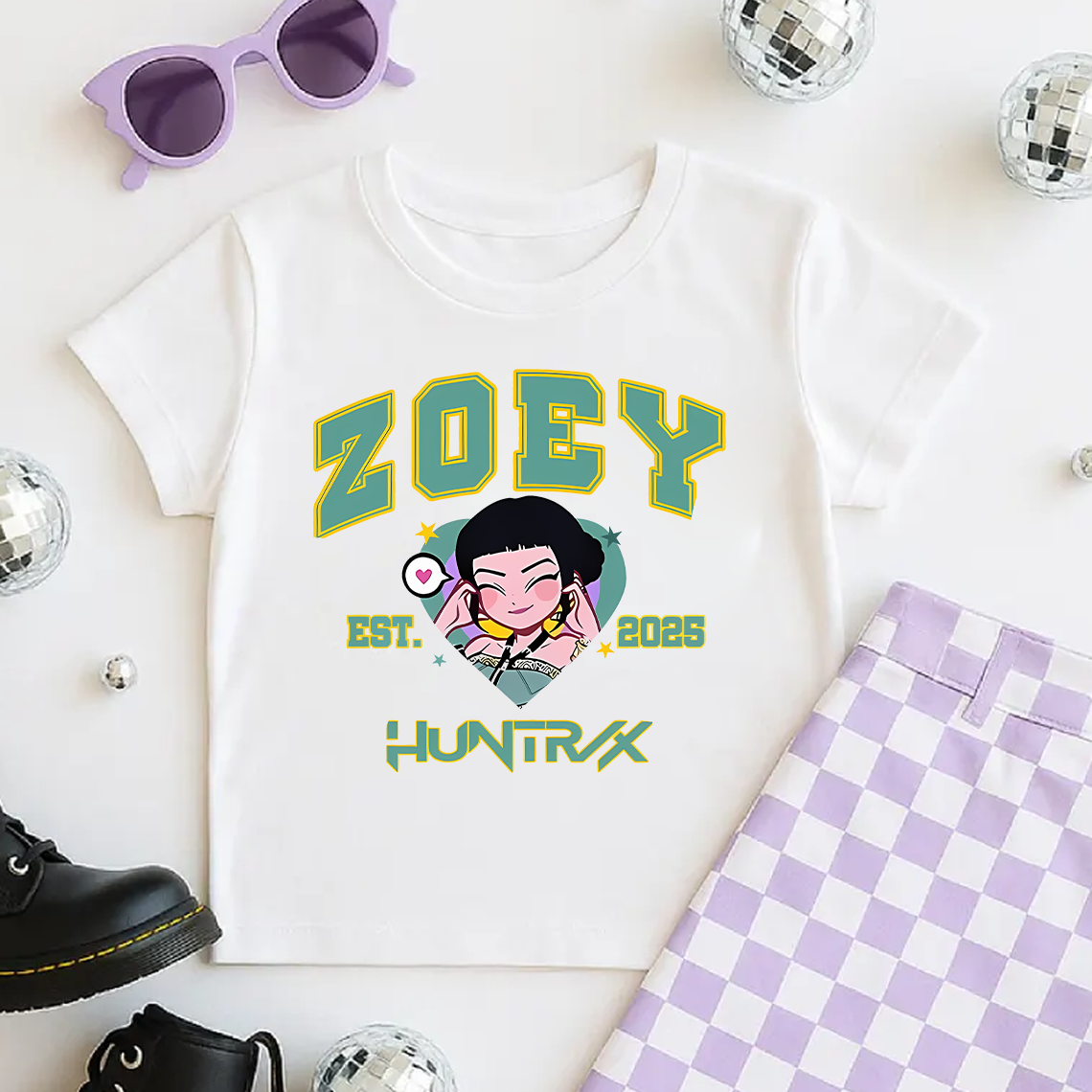 Toddler Youth Kpop Huntrix Zoey DTF Transfer