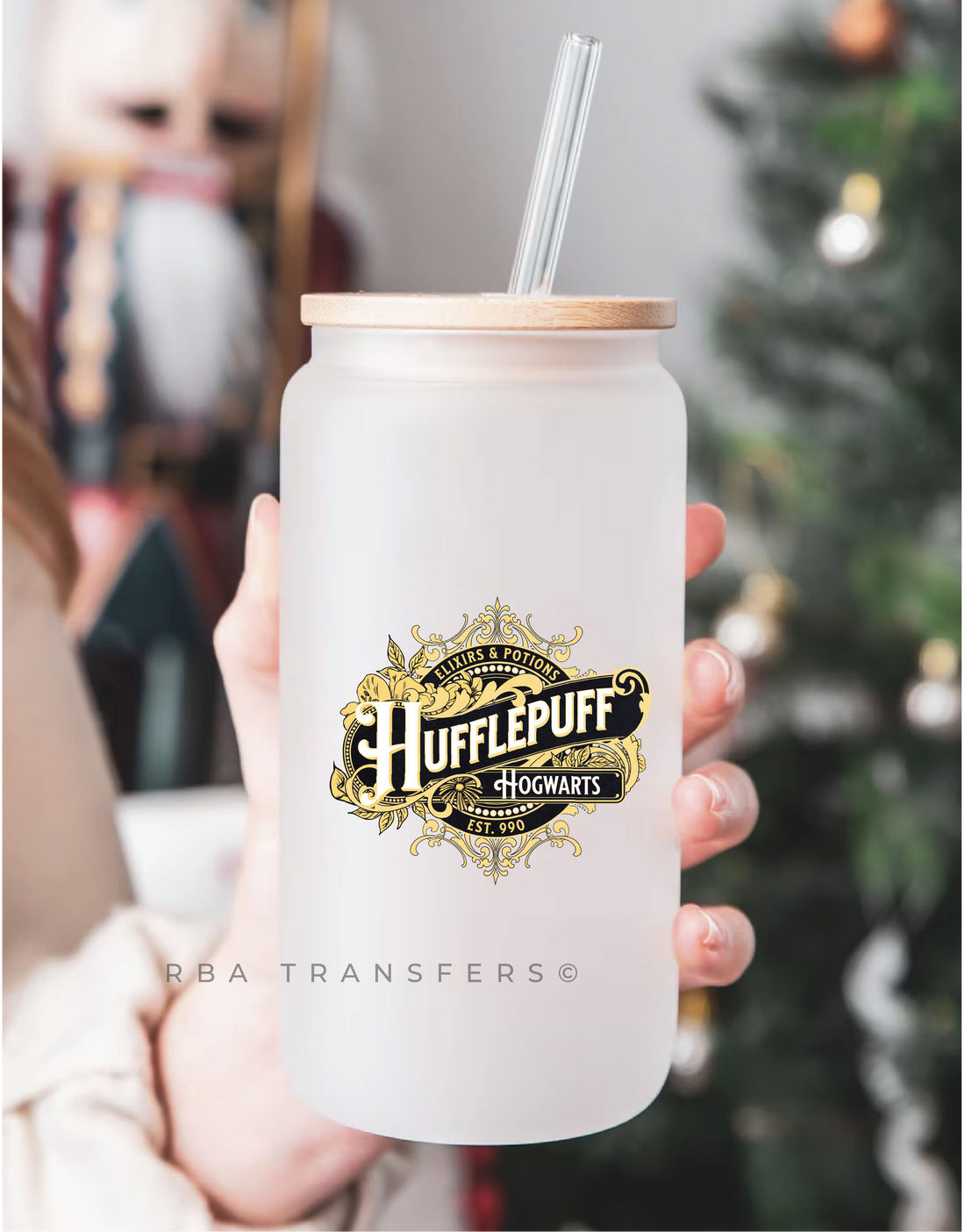 Hufflepuff Hogwarts UV DTF Sticker
