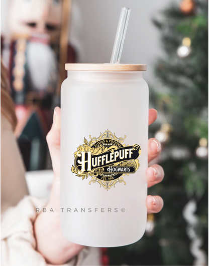 Hufflepuff Hogwarts 3&quot; Acrylic Ornament UV DTF Sticker