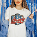 Because Of The Brave DTF Transfer ready-to-press DTF transfer shown on apparel