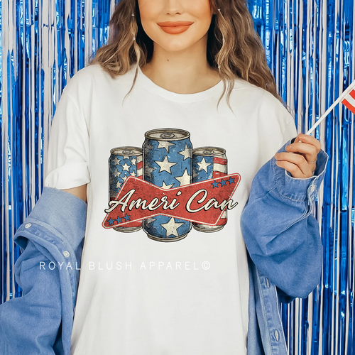 Because Of The Brave DTF Transfer ready-to-press DTF transfer shown on apparel