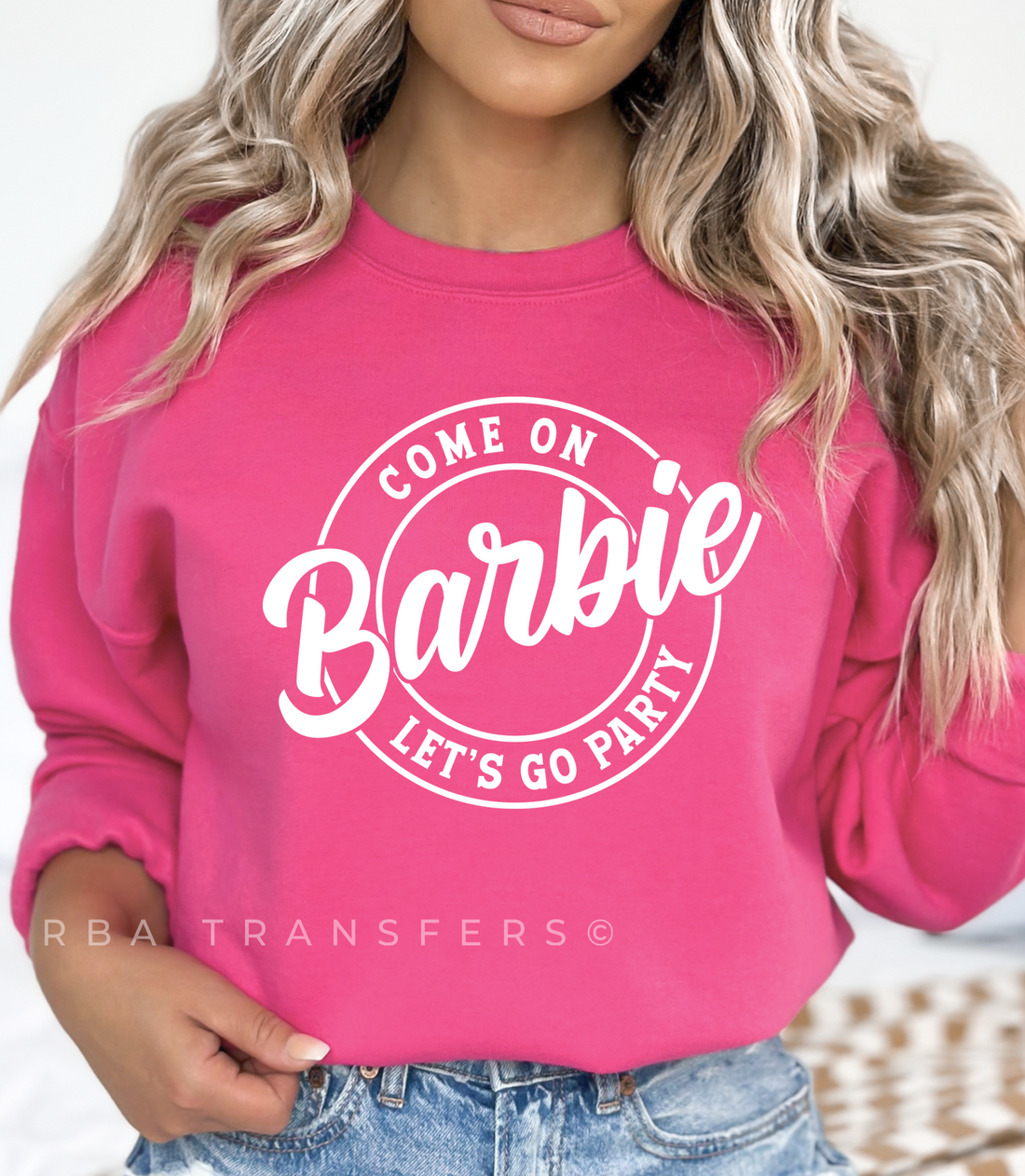 Transfert couleur Barbie Let&