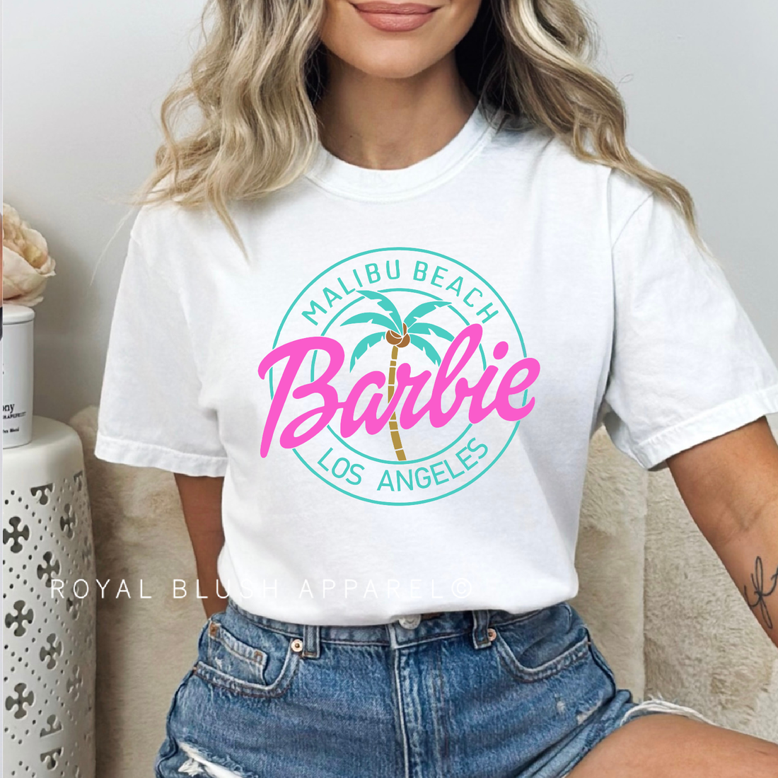 Malibu Beach Barbie Full Color Transfer