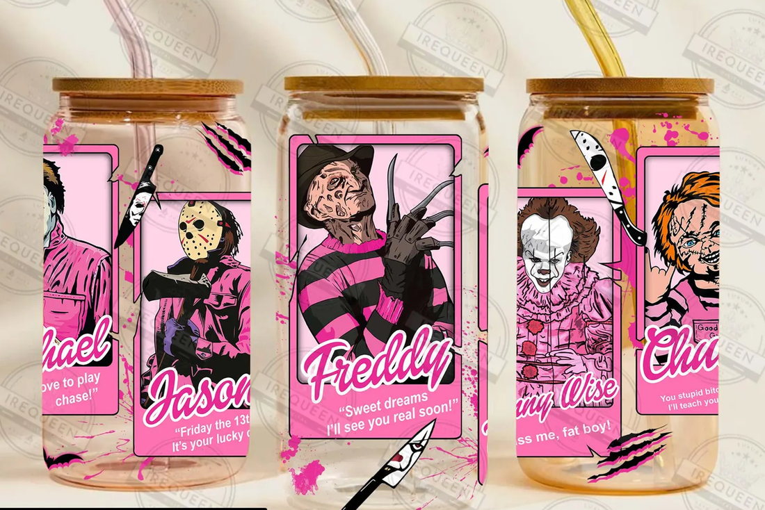Barbie Horror Cards Wrap UV DTF Sticker